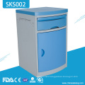 SKS002 Mobile Hospital ABS Plastic Bedside Cabinet Without Casters